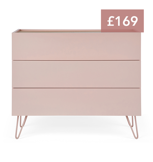 Penelope Blush 3 Drawer Chest